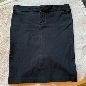 Black pencil skirt